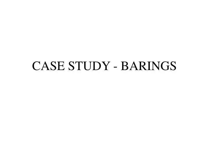 case study barings n.