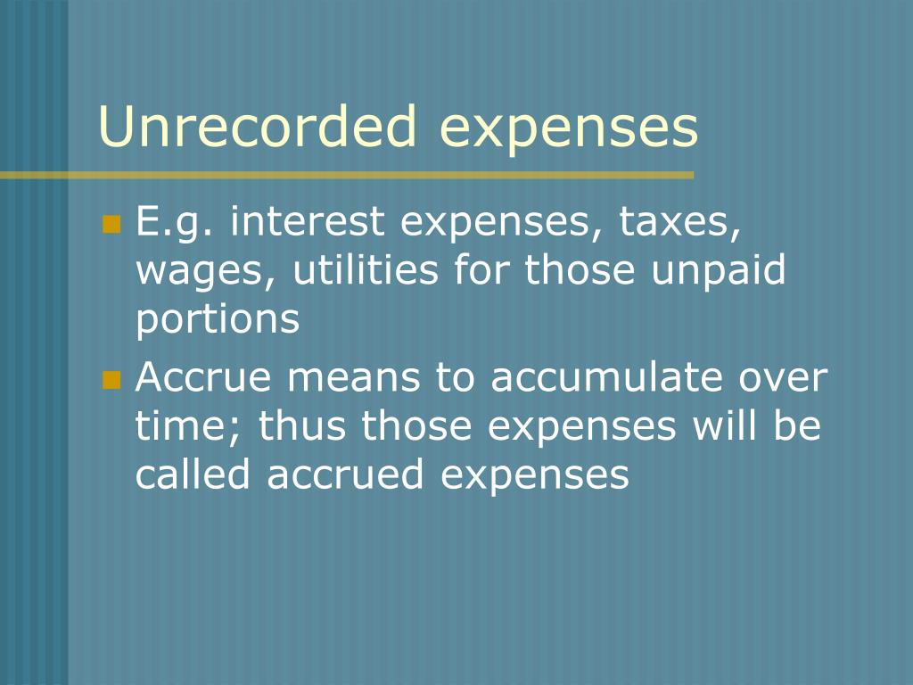 unreimbursed business expenses unreimbursed business expenses