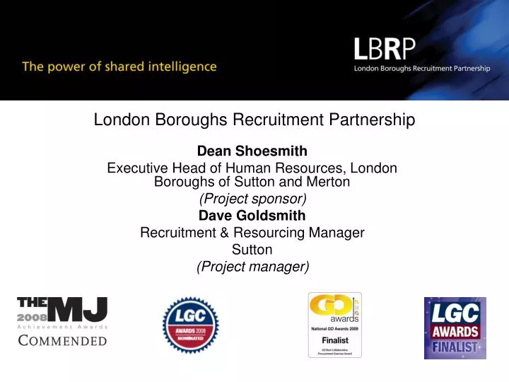 london boroughs recruitment partnership n.