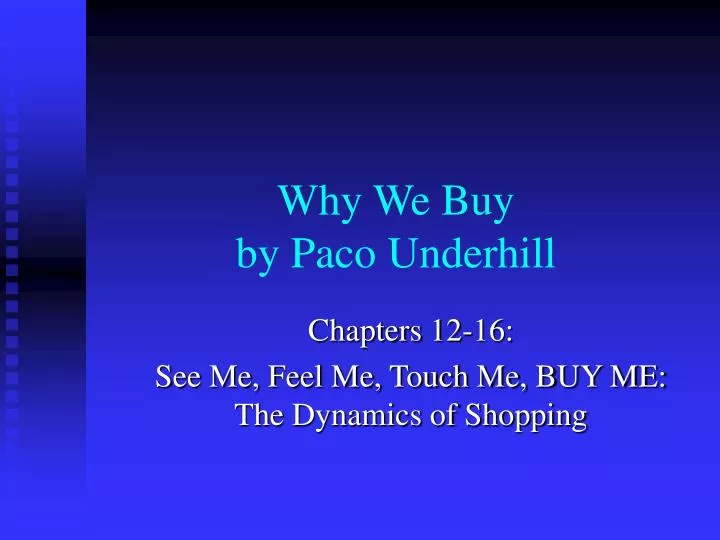why we buy by paco underhill n.