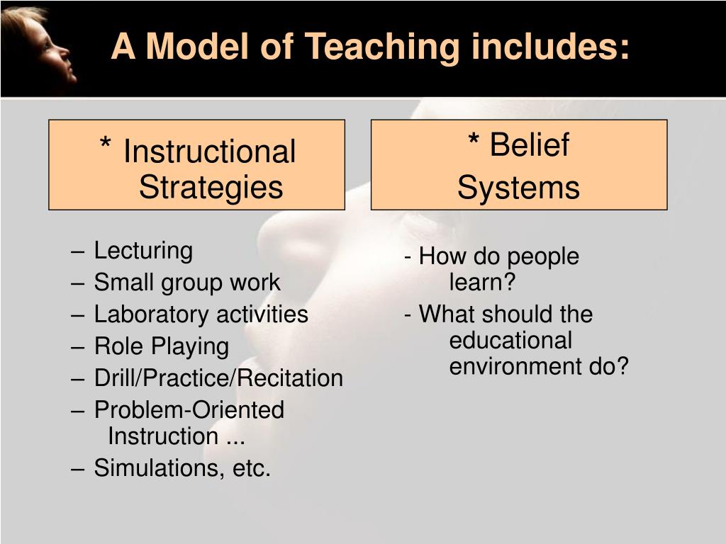 the presentation model of teaching