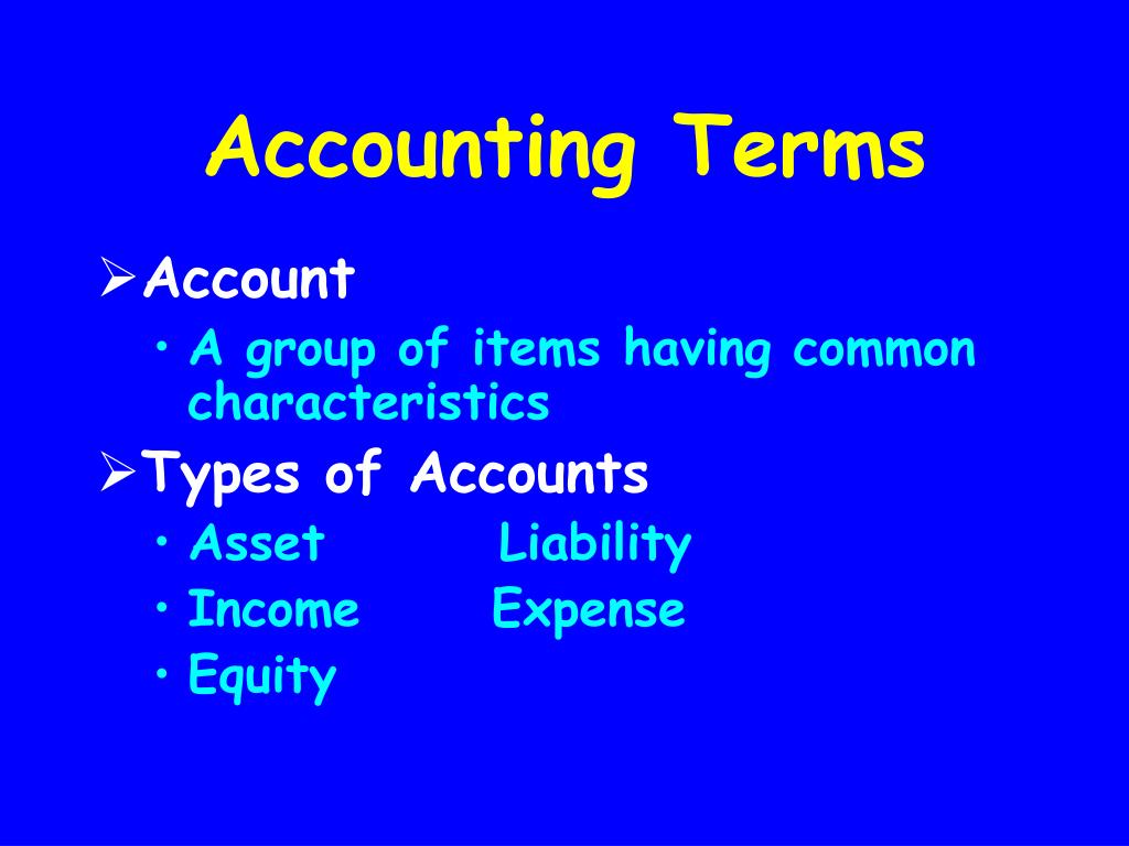 the four general accounting principles include