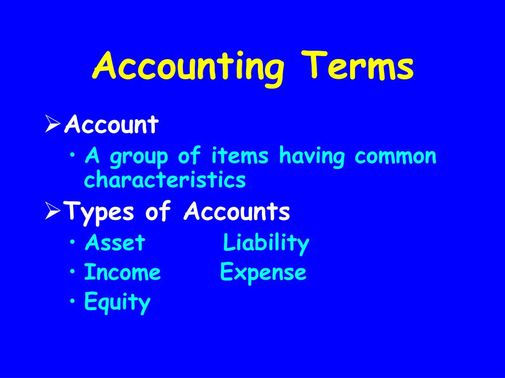 meaning of presentation in accounting