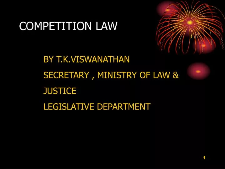 competition law n.