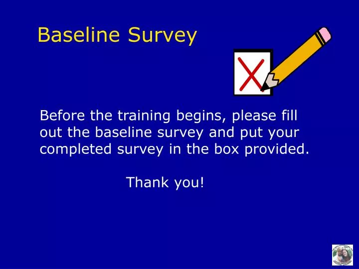 baseline survey n.