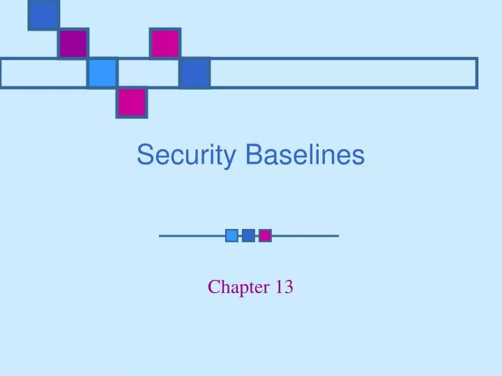 security baselines n.