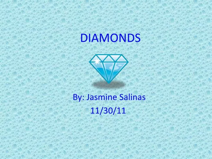 diamonds n.