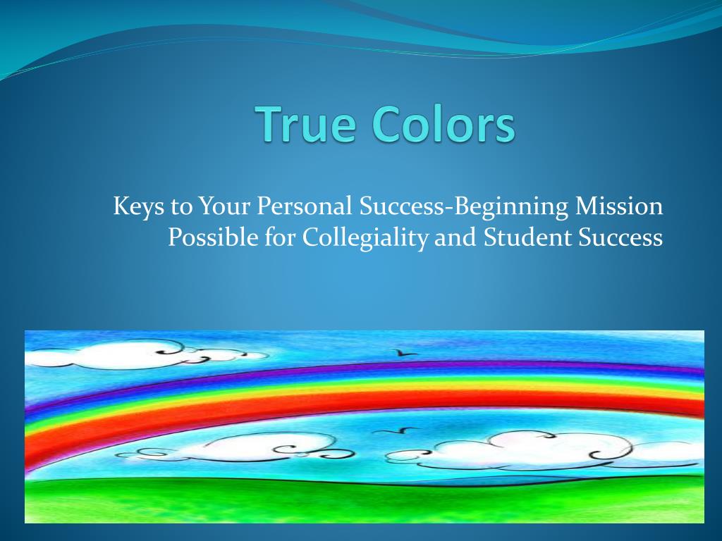 true colors powerpoint presentation