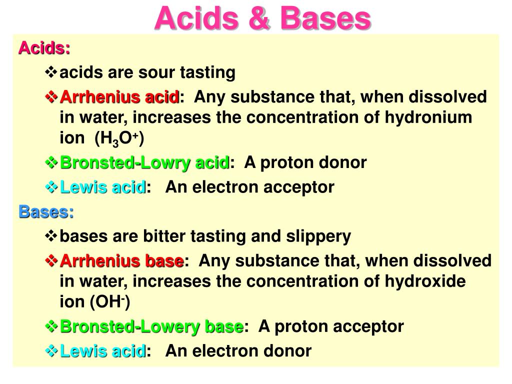 PPT - Acids & Bases PowerPoint Presentation, free download - ID:207164