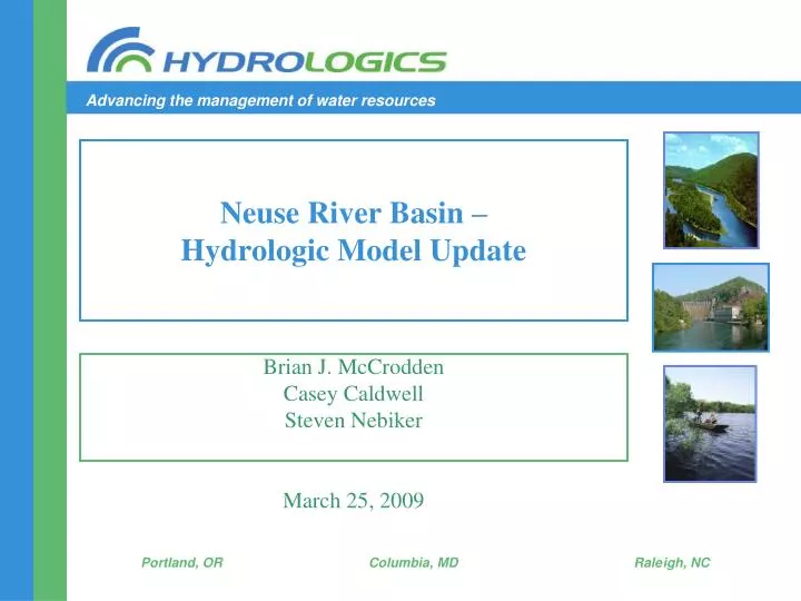 neuse river basin hydrologic model update n.