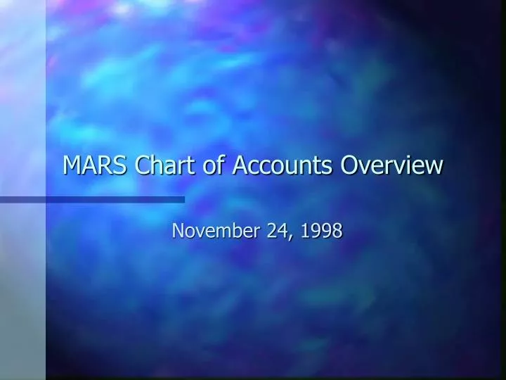 mars chart of accounts overview n.