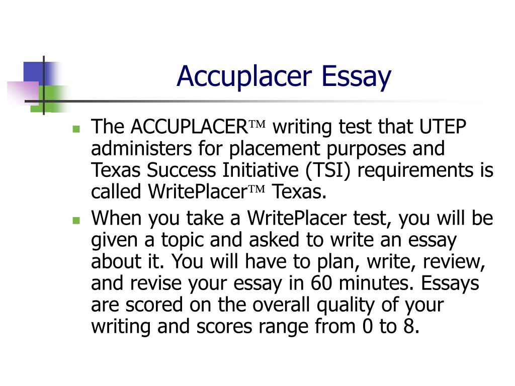accuplacer essay tips