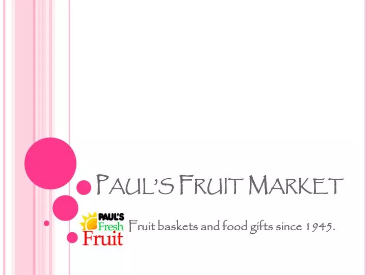 PPT Paul’s Fruit Market PowerPoint Presentation, free download ID