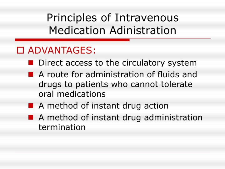 Ppt Administration Of Intravenous Medications Powerpoint Presentation Id 208296