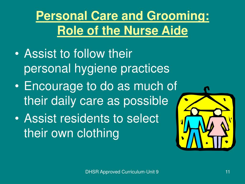 PPT Unit 9 Personal Care And Grooming Relationship To SelfEsteem