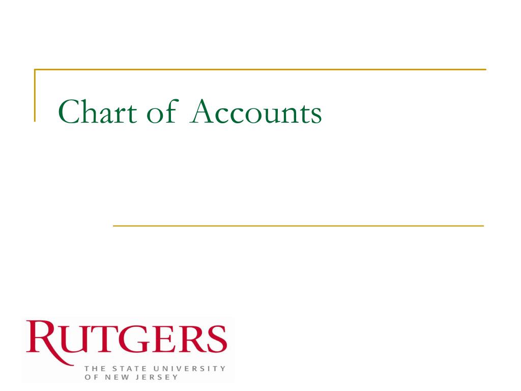 Free Chart Of Accounts