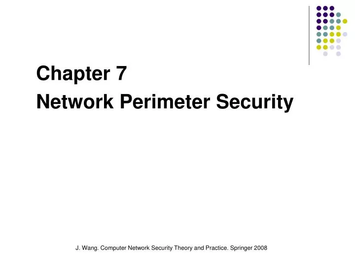 chapter 7 network perimeter security n.