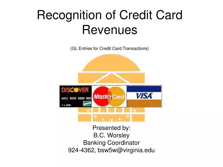 recognition of credit card revenues gl entries for credit card transactions n.