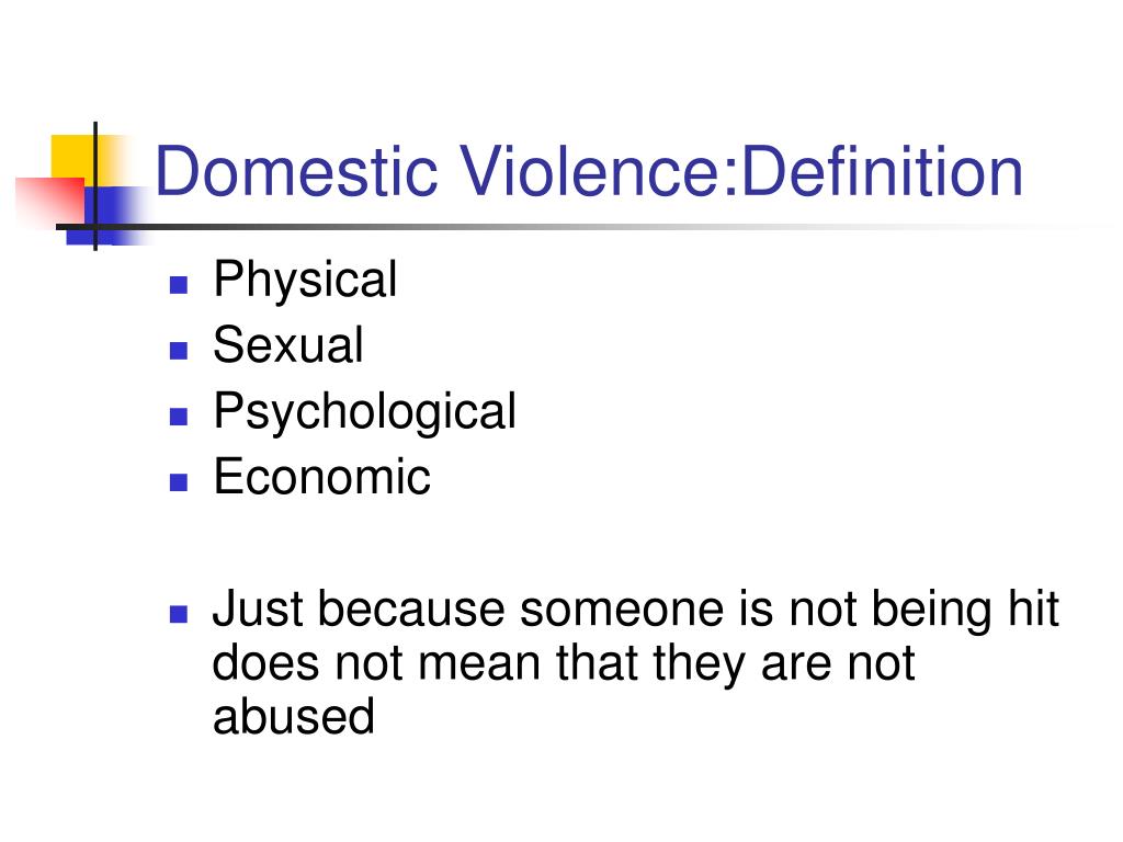 definition of domestic violence