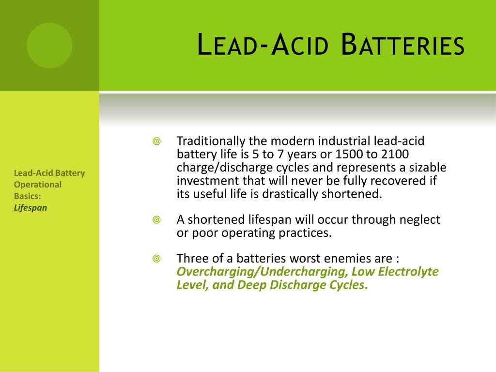 presentation on batteries
