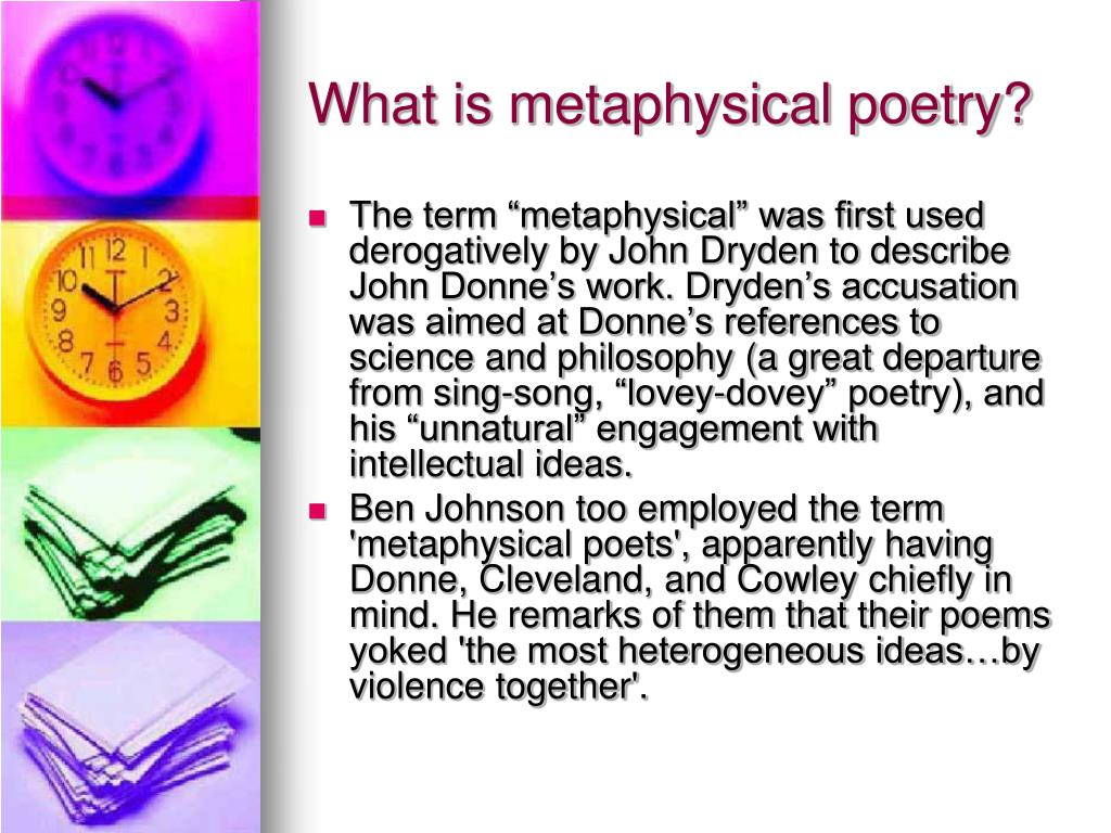 research paper on metaphysical poetry