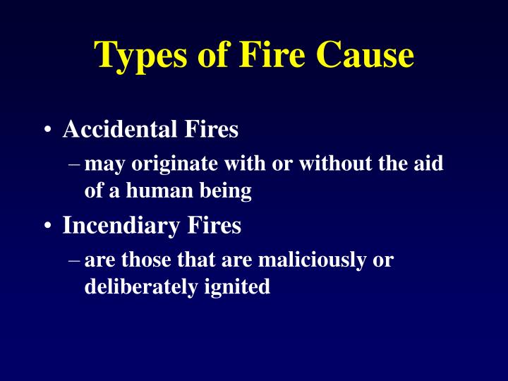 PPT - Determining Fire Cause PowerPoint Presentation - ID:209451