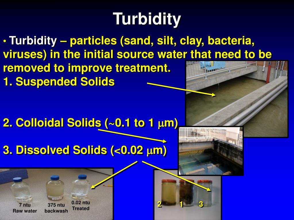 turbidity water treatment coagulation jar testing presentation dosage plants ntu bacteria effluent plant ppt powerpoint above slideserve