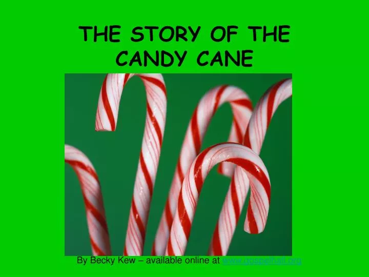 the story of the candy cane n.