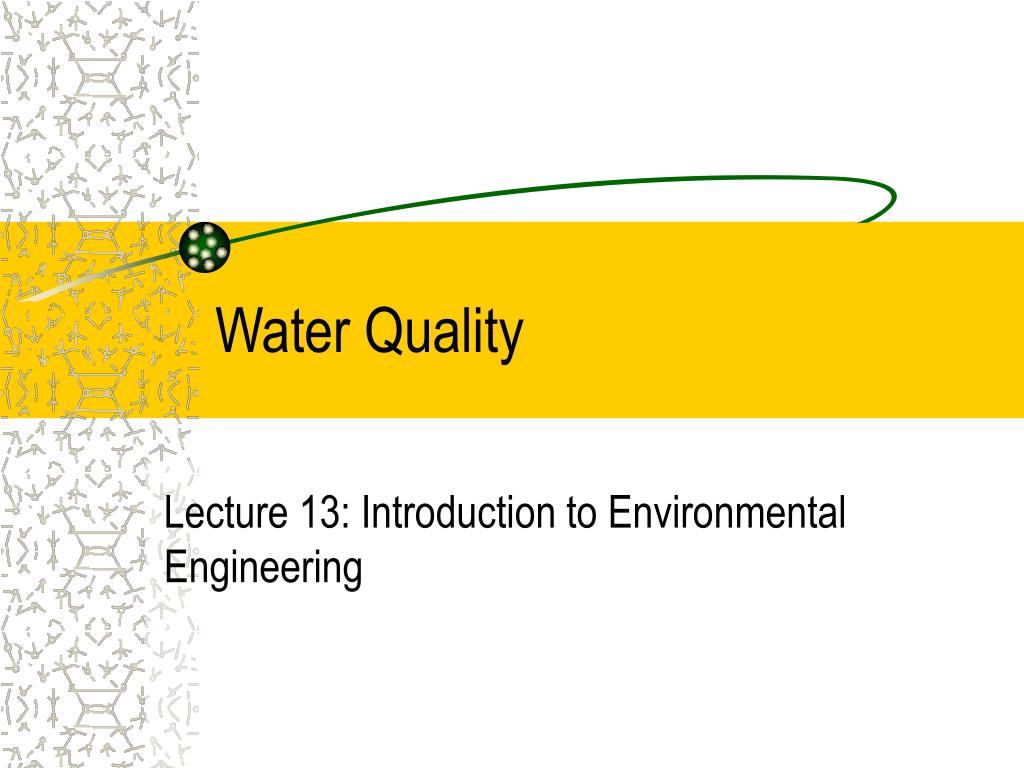 water quality powerpoint presentation