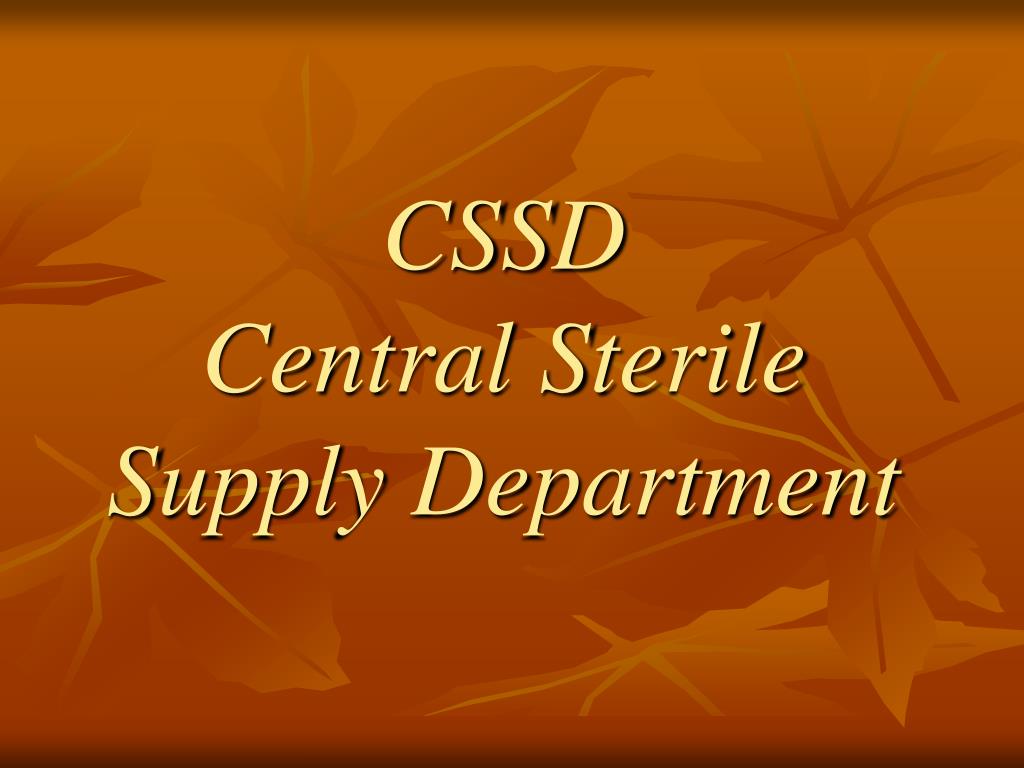 Cssd Cssd