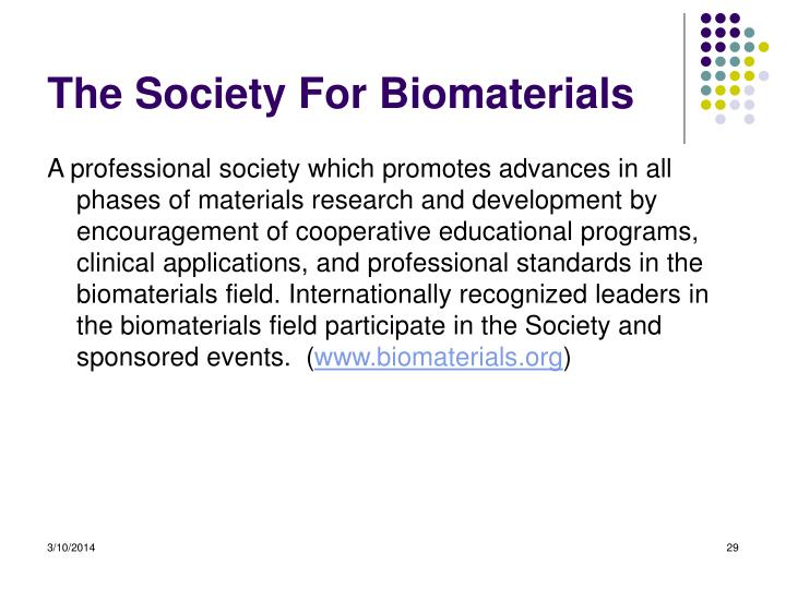 PPT BIOEN 5301 Introduction to Modern Biomaterials PowerPoint