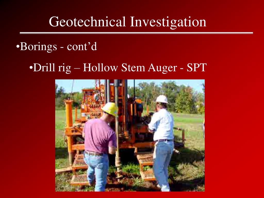 PPT - Geotechnical Investigation PowerPoint Presentation, Free Download ...