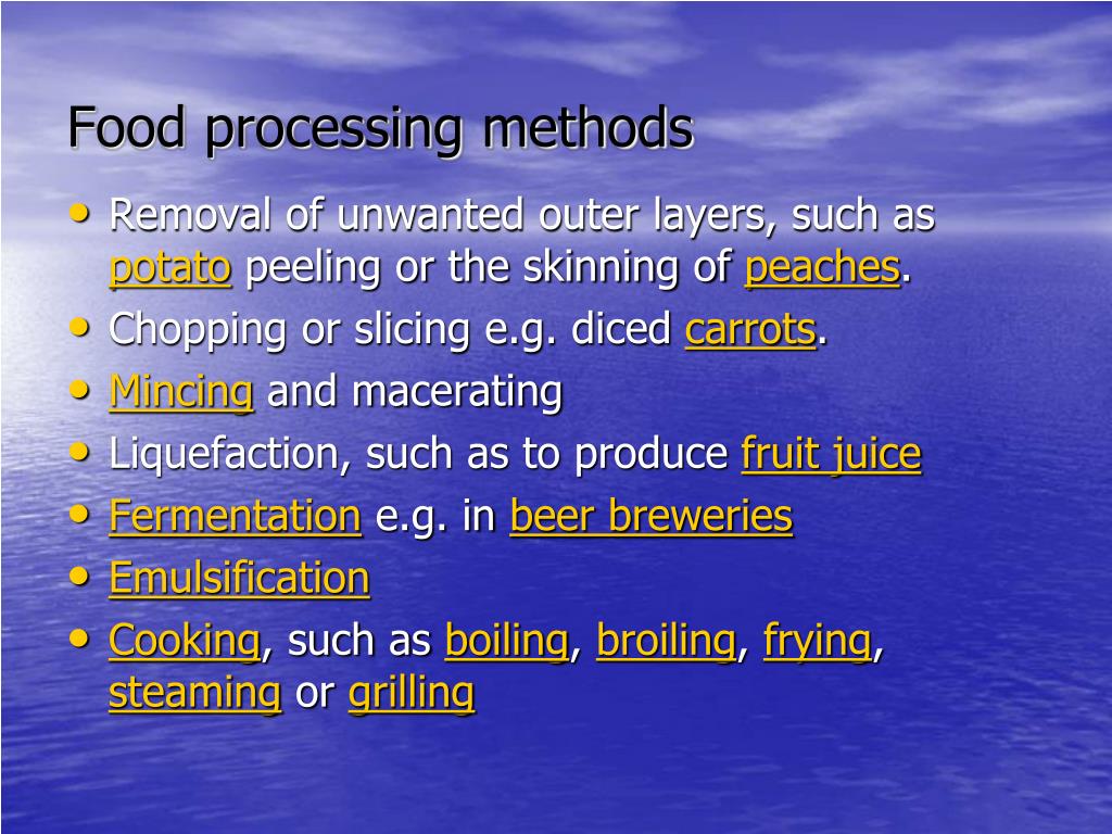 PPT Food Processing Technology PowerPoint Presentation Free Download 
