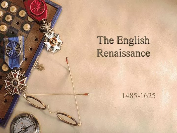 the english renaissance n.