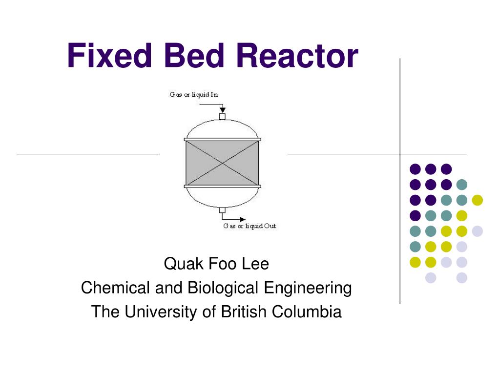 PPT - Fixed Bed Reactor PowerPoint Presentation, free download - ID:211833