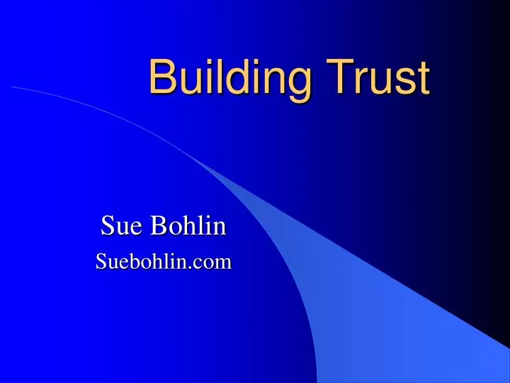 building trust n.