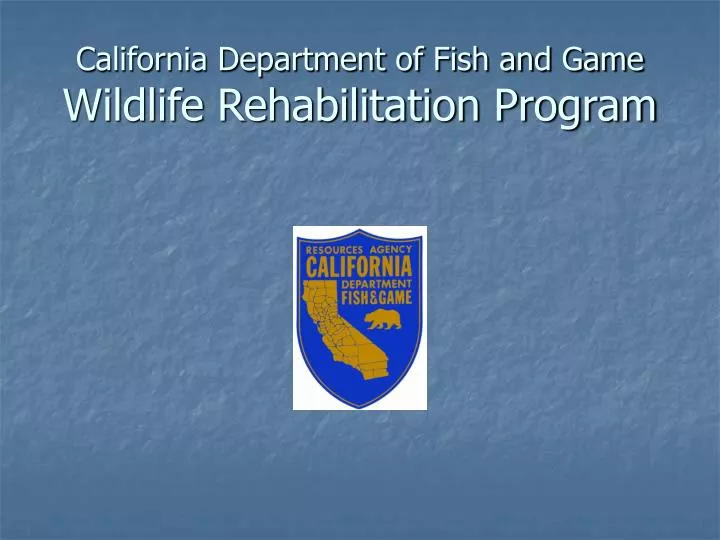 California department of fish and game job openings