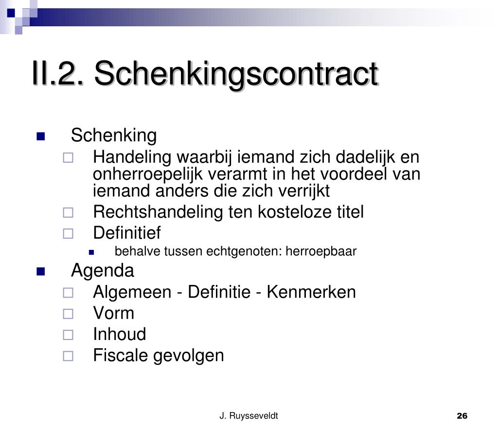 PPT Inleiding tot successierecht en successieplanning PowerPoint