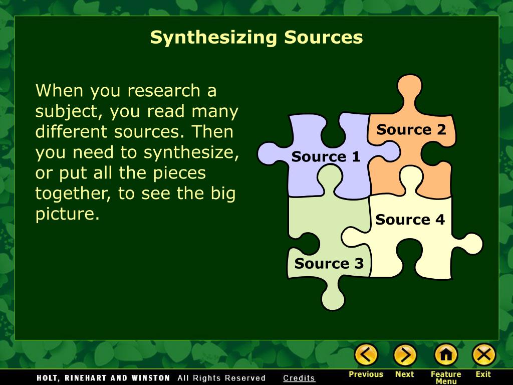 what should you annotate your synthesizing essay sources for