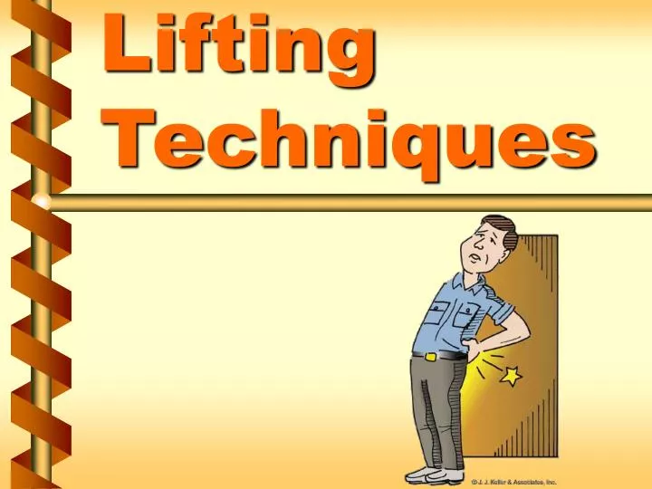 PPT Lifting Techniques PowerPoint Presentation, free download ID214355