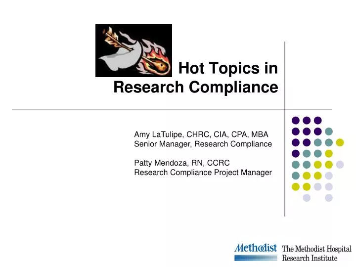hot topics in research compliance n.
