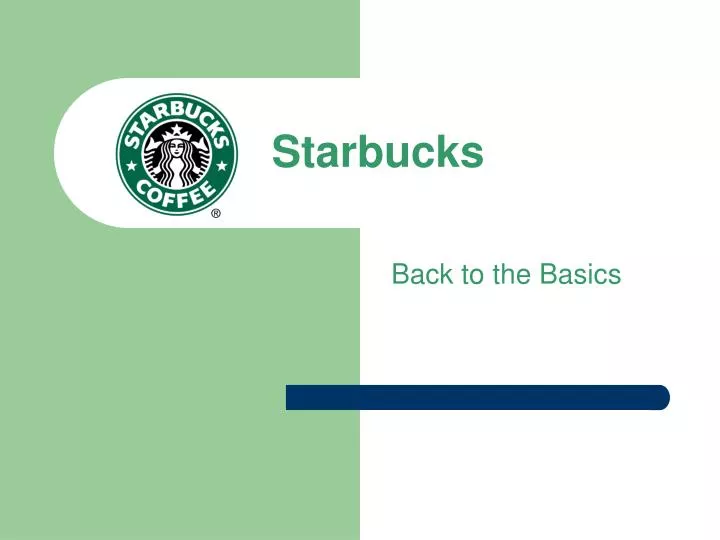 starbucks company presentation