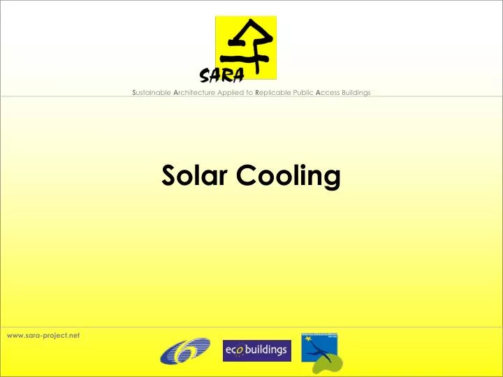 solar cooling n.
