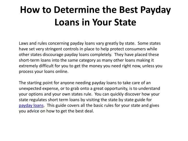 a payday fiscal loans