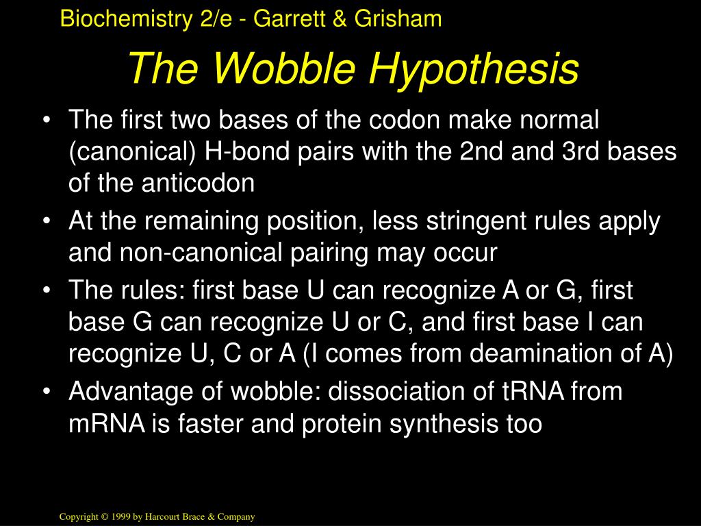 define wobble hypothesis
