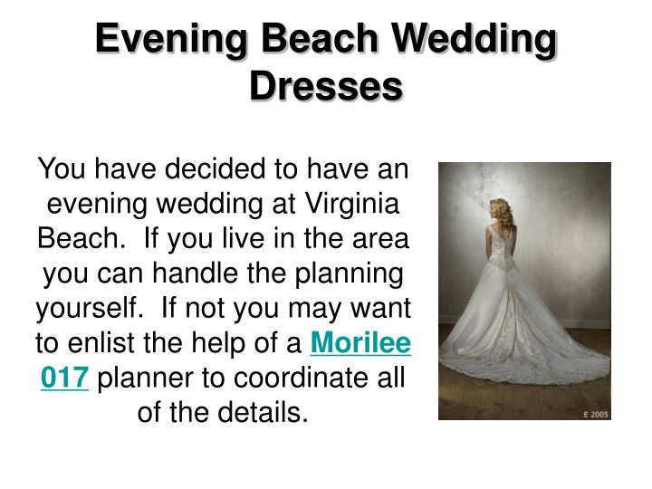 evening beach wedding dresses n.