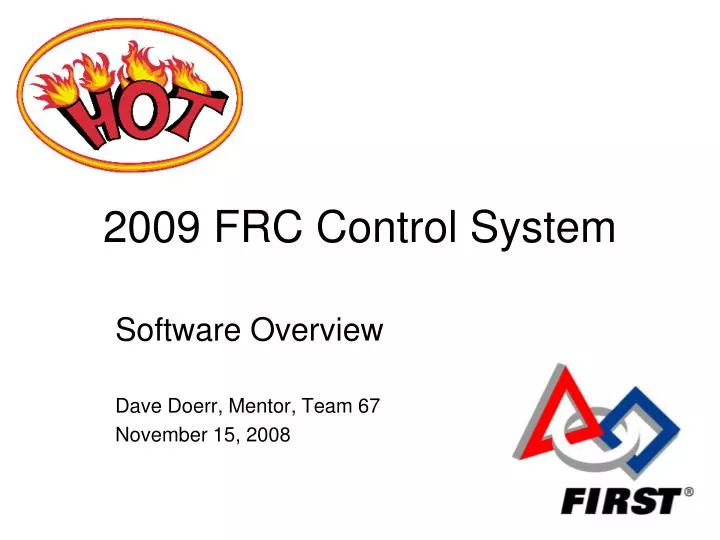 Oracle Frc Control System PPT - 2009 FRC Control System PowerPoint Presentation, free download ...