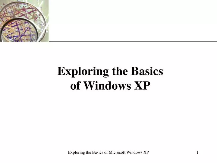 exploring the basics of windows xp n.