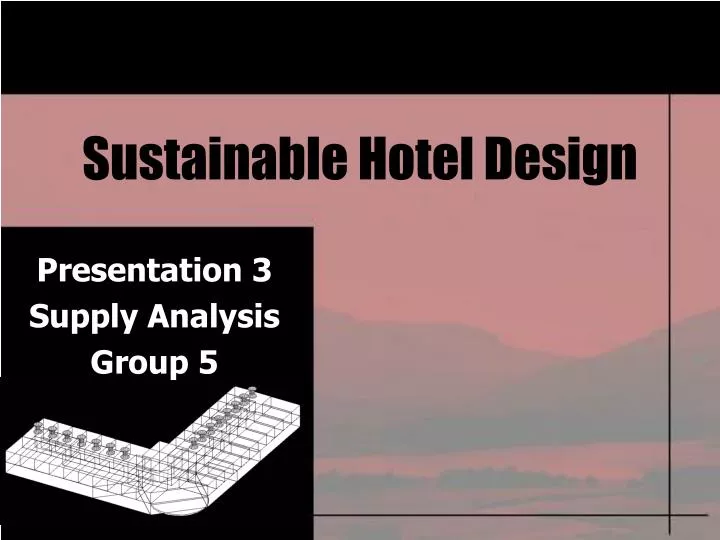 sustainable hotel design n.