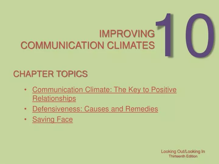improving communication climates n.